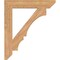 Ekena Millwork Balboa Slat Smooth Bracket, Western Red Cedar, 5 1/2"W x 36"D x 42"H BKT06X36X42BOA06SWR - alternate 4